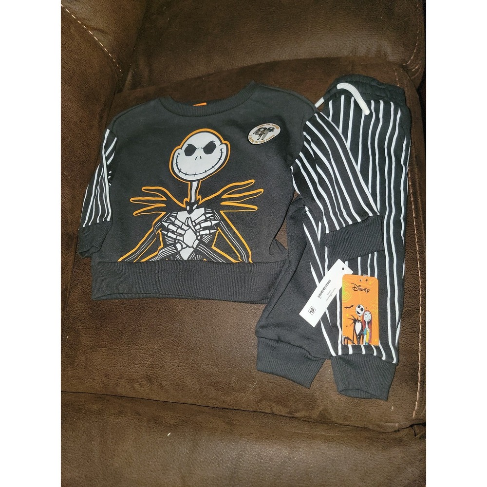 Disney nightmare before Christmas Halloween jack skellington 12 months nwt